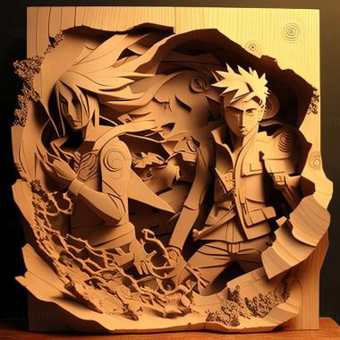 3D model Naruto Shippuden Ultimate Ninja Storm 2 game (STL)